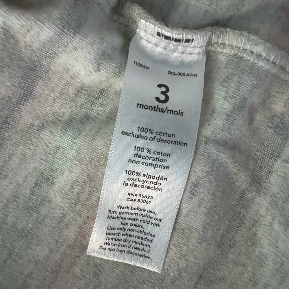 CARTERS Little Brother Striped Footies Bundle, 3mo